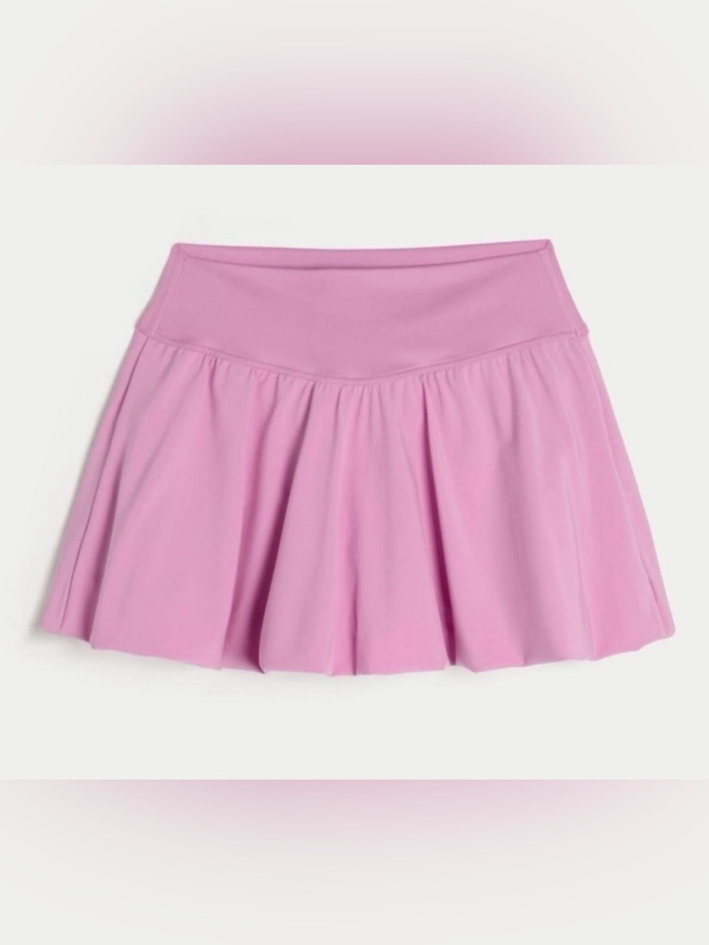 Pink Puffy Mini Skort - Women S